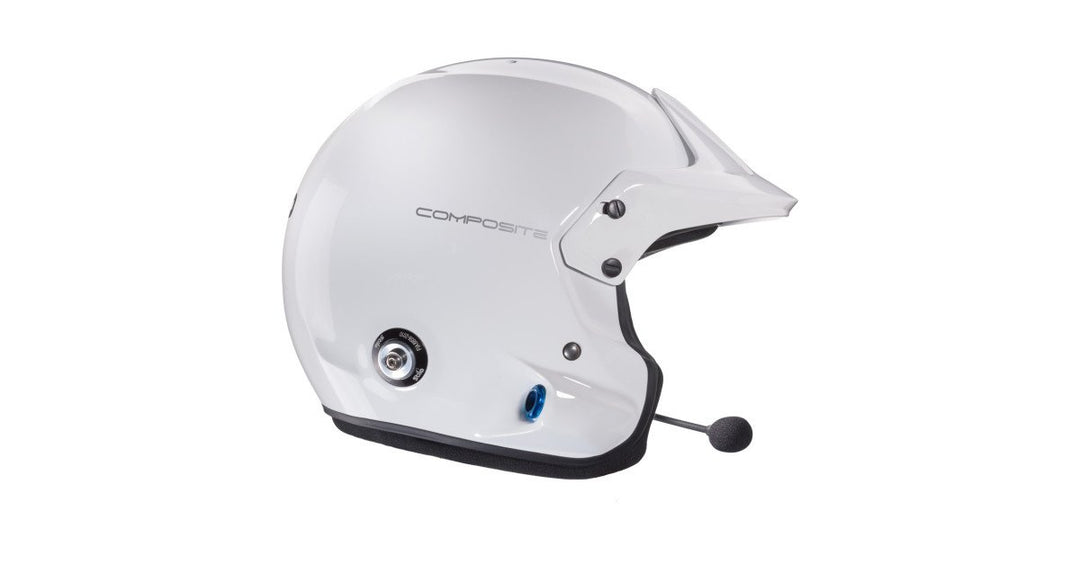 Sparco Casco Stilo Venti4 Trophy Composite Plus Blanco Fia8859-24 Sa2025 Hans Blanco Fia8858-10-Talla 64 - Sparco original VRM Motorsports imagen 5