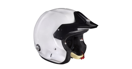 Sparco Casco Stilo Venti4 Trophy Composite Blanco Fia8859-24 Sa2025 Hans Blanco Fia8858-10-Talla 57 - Sparco original VRM Motorsports imagen 2