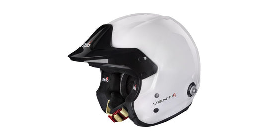 Sparco Casco Stilo Venti4 Trophy Composite Blanco Fia8859-24 Sa2025 Hans Blanco Fia8858-10-Talla 58 - Sparco original VRM Motorsports imagen 1