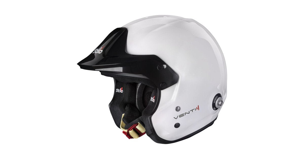 Sparco Casco Stilo Venti4 Trophy Composite Blanco Fia8859-24 Sa2025 Hans Blanco Fia8858-10-Talla 64 - Sparco original VRM Motorsports imagen 1