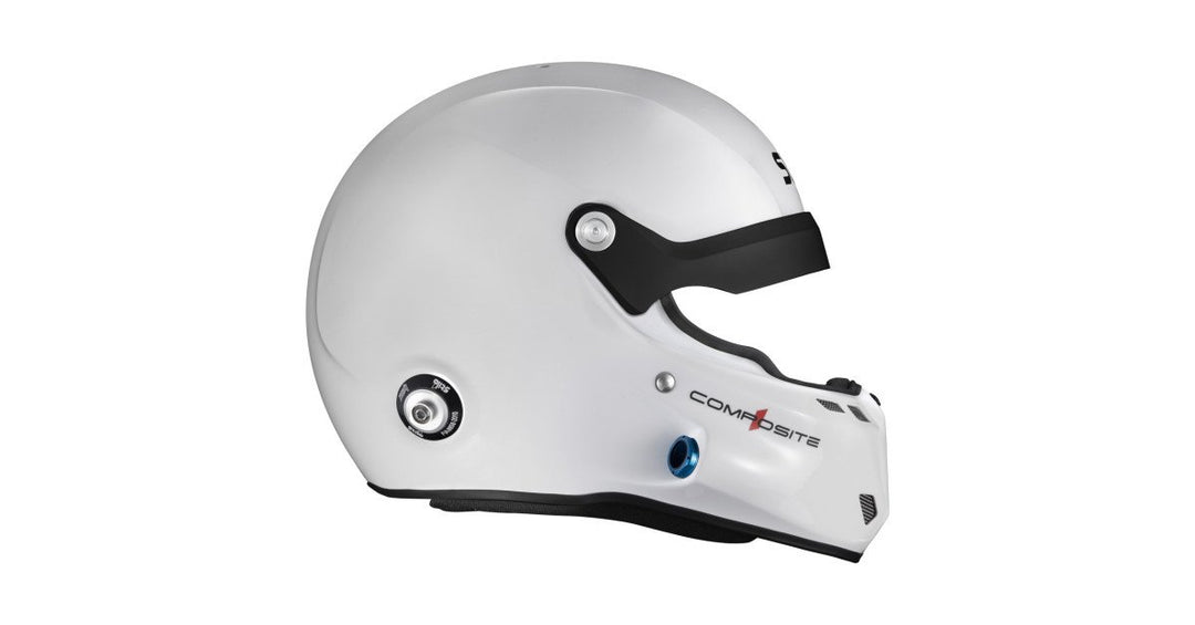 Sparco Casco Stilo St6R Composite-Wl Rally Blanco Fia8859-24 Sa2025 Hans Blanco Fia8858-10-Talla 58 - Sparco original VRM Motorsports imagen 5