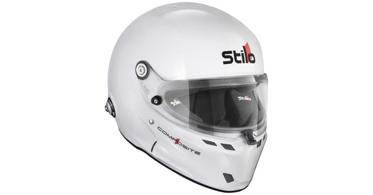 Sparco Casco Stilo St6F Composite Circuito Blanco Fia8859-24 Sa2025 Hans Blanco Fia8858-10-Talla 57 - Sparco original VRM Motorsports imagen 2