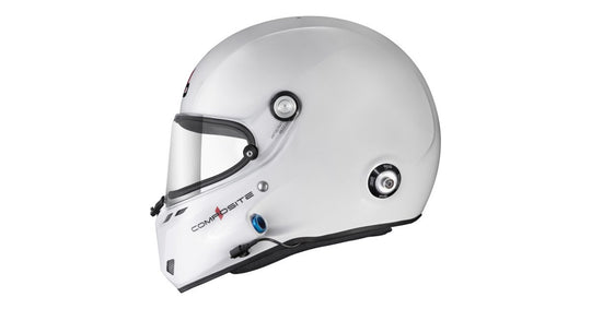 Sparco Casco Stilo St6F Composite Circuito Blanco Fia8859-24 Sa2025 Hans Blanco Fia8858-10-Talla 58 - Sparco original VRM Motorsports imagen 4