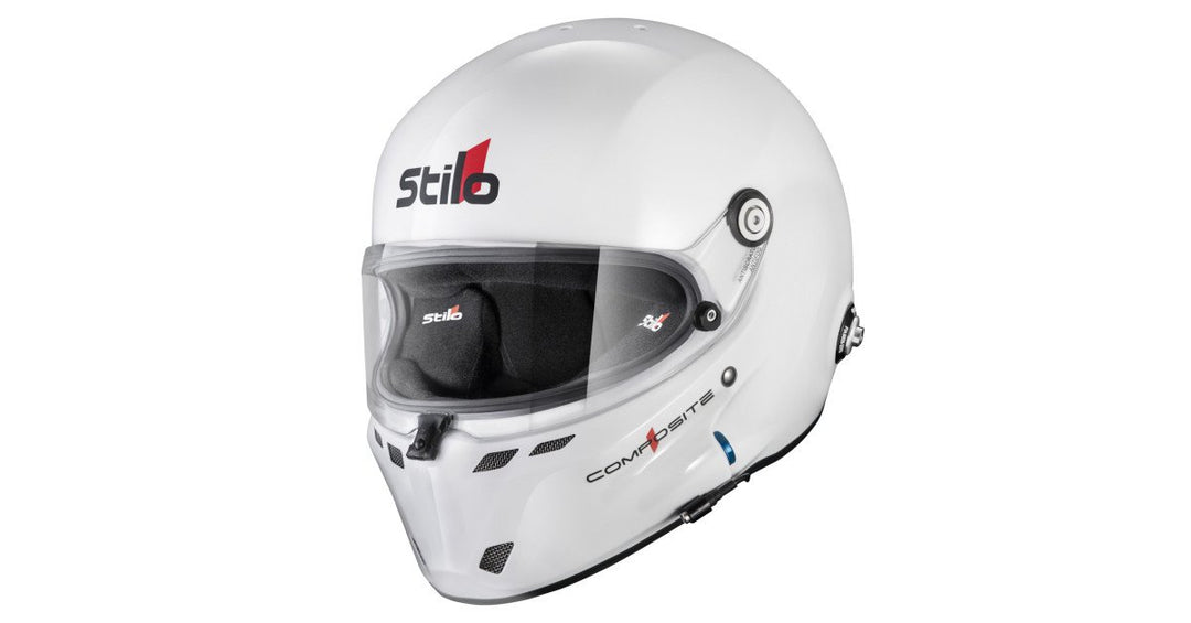 Sparco Casco Stilo St6F Composite Circuito Blanco Fia8859-24 Sa2025 Hans Blanco Fia8858-10-Talla 59 - Sparco original VRM Motorsports imagen 1