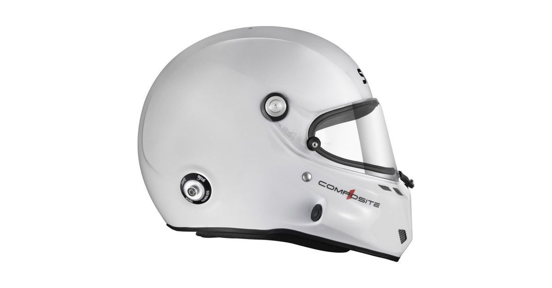 Sparco Casco Stilo St6F Composite Circuito Blanco Fia8859-24 Sa2025 Hans Blanco Fia8858-10-Talla 59 - Sparco original VRM Motorsports imagen 5