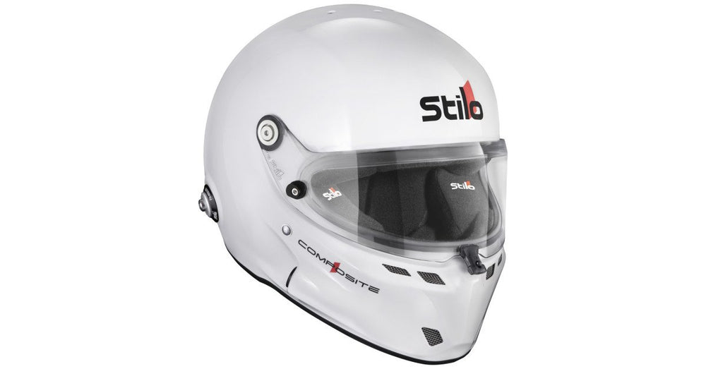 Sparco Casco Stilo St6F Composite Circuito Blanco Fia8859-24 Sa2025 Hans Blanco Fia8858-10-Talla 63 - Sparco original VRM Motorsports imagen 2