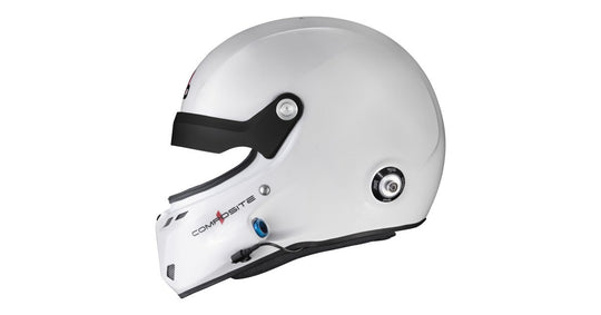 Sparco Casco Stilo St6Gt Composite Circuito Blanco Fia8859-24 Sa2025 Hans Blanco Fia8858-10-Talla 59 - Sparco original VRM Motorsports imagen 5