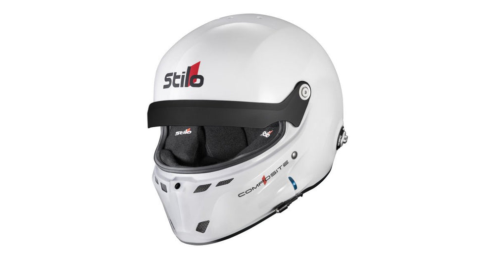 Sparco Casco Stilo St6Gt Composite Circuito Blanco Fia8859-24 Sa2025 Hans Blanco Fia8858-10-Talla 61 - Sparco original VRM Motorsports imagen 2