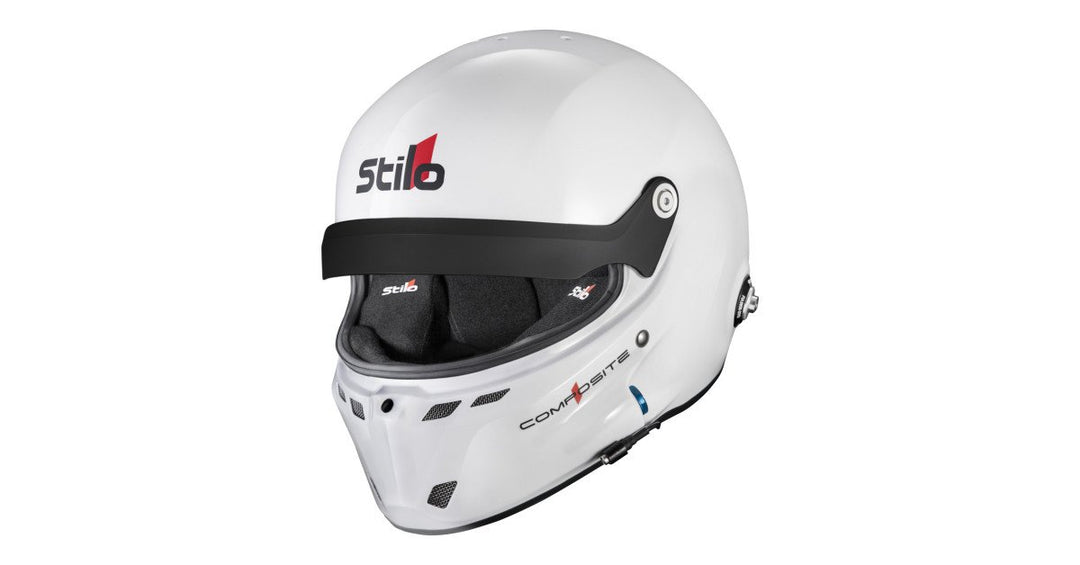 Sparco Casco Stilo St6Gt Composite Circuito Blanco Fia8859-24 Sa2025 Hans Blanco Fia8858-10-Talla 61 - Sparco original VRM Motorsports imagen 2