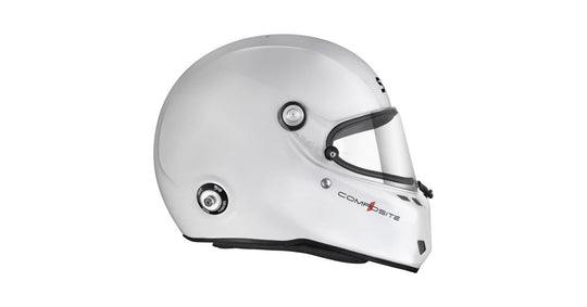 Sparco Casco Stilo St6Fn Composite Blanco Fia8859-24 Sa2025 Hans Blanco Fia8858-10-Talla 59 - Sparco original VRM Motorsports imagen 4