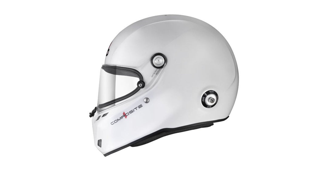 Sparco Casco Stilo St6Fn Composite Blanco Fia8859-24 Sa2025 Hans Blanco Fia8858-10-Talla 64 - Sparco original VRM Motorsports imagen 5