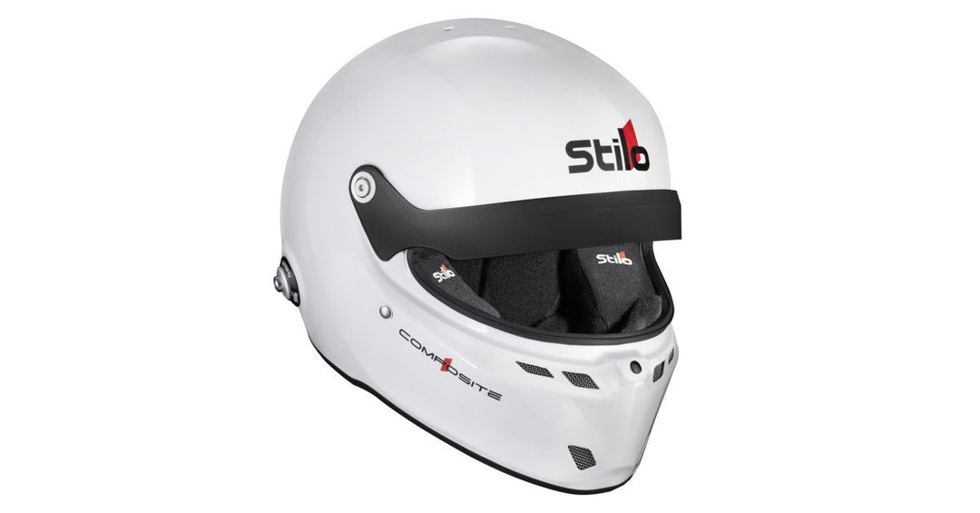 Sparco Casco Stilo St6Gt N Composite Blanco Fia8859-24 Sa2025 Hans Blanco Fia8858-10-Talla 54 - Sparco original VRM Motorsports imagen 2