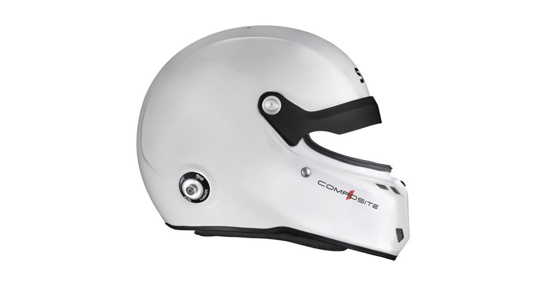 Sparco Casco Stilo St6Gt N Composite Blanco Fia8859-24 Sa2025 Hans Blanco Fia8858-10-Talla 54 - Sparco original VRM Motorsports imagen 5