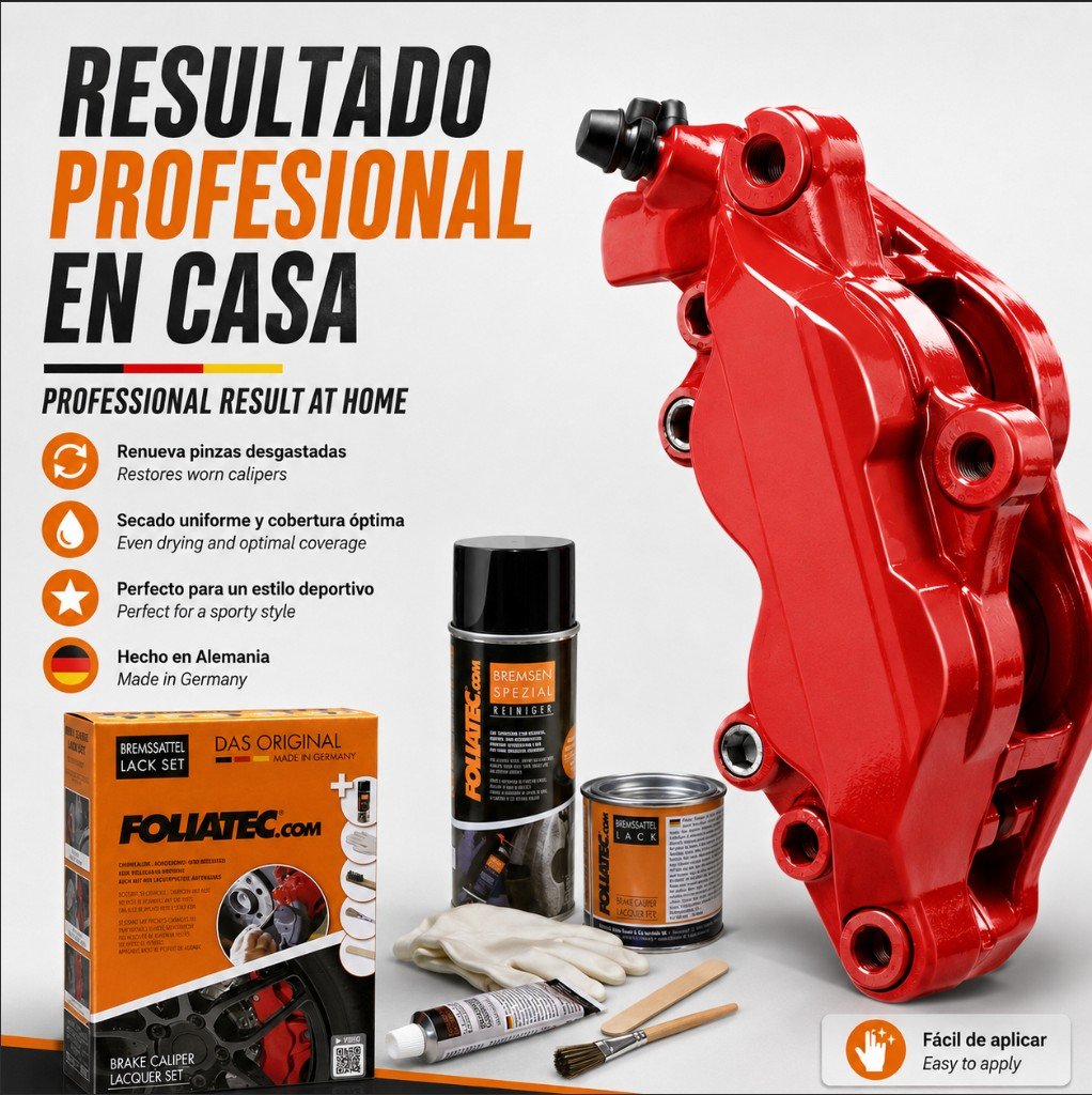 Foliatec Kit Pintura Para Pinzas De Freno Racing Rojo 3 Componentes - Imagen 13 Foliatec VRM Motorsports