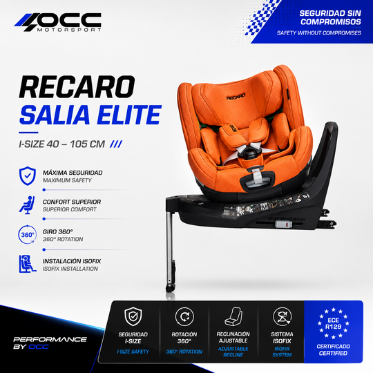 Silla Bebe RECARO Xenon 1 Kid 61 - 125CM Vibrant Orange Grupo 0 1 y 2 - imagen 11 VRM Motorsports