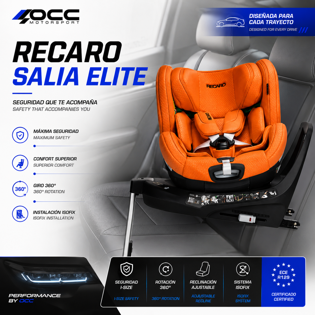 Silla Bebe RECARO Xenon 1 Kid 61 - 125CM Vibrant Orange Grupo 0 1 y 2 - imagen 13 VRM Motorsports