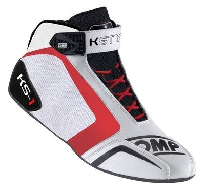 KS-1 BOTINES OMP MY2016 BLANCO/NEGRO/ROJO TALLA 42 - OMP original VRM Motorsports imagen 1