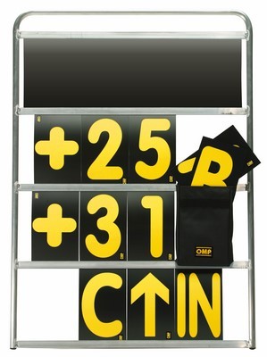 PANEL DE INDICACION OMP ALU 4 FILAS - OMP original VRM Motorsports imagen 1