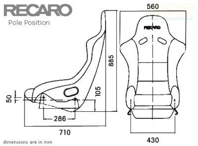 Sparco Asiento Recaro (FIA) Pole Position - Velour Rojo Piloto&Copiloto - Sparco original VRM Motorsports imagen 2