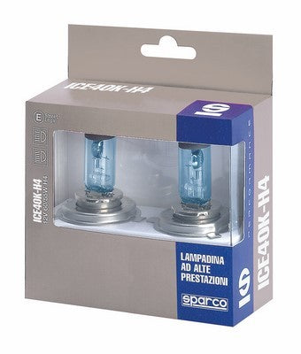 SPARCO (OUTLET)BOMBILLAS SPARCO ICE40K-H4 12V 60/55W - 2 PZ