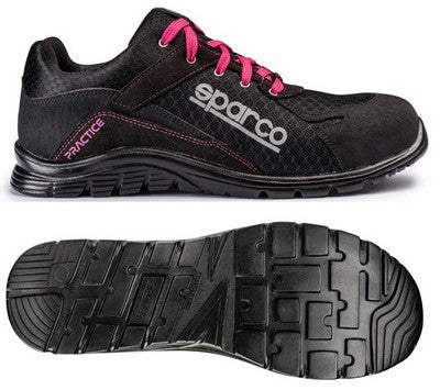 Zapatillas Sparco Practice Jody Talla 38 Negro/Rosa S1P Src - Sparco original VRM Motorsports imagen 1
