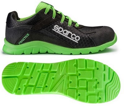 Zapatillas Sparco Practice Keke Talla 41 Negro/Verde S1P Src - Sparco original VRM Motorsports imagen 1