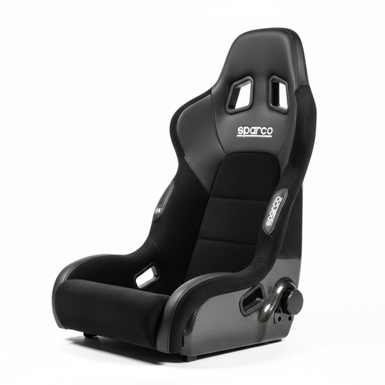 SPARCO SPX BLACK ALCANTARA LEATHER DRIVER'S SEAT