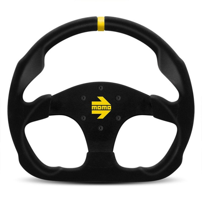 VOLANTE MOMO 320MM PIEL NEGRO MOD.30 MOMO | VRM Motorsports